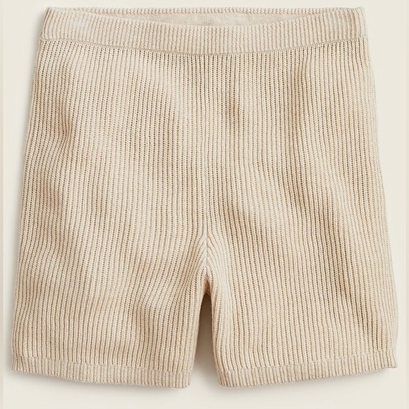 J.CREW Ribbed cotton-cashmere shorts - Picture 2 of 5